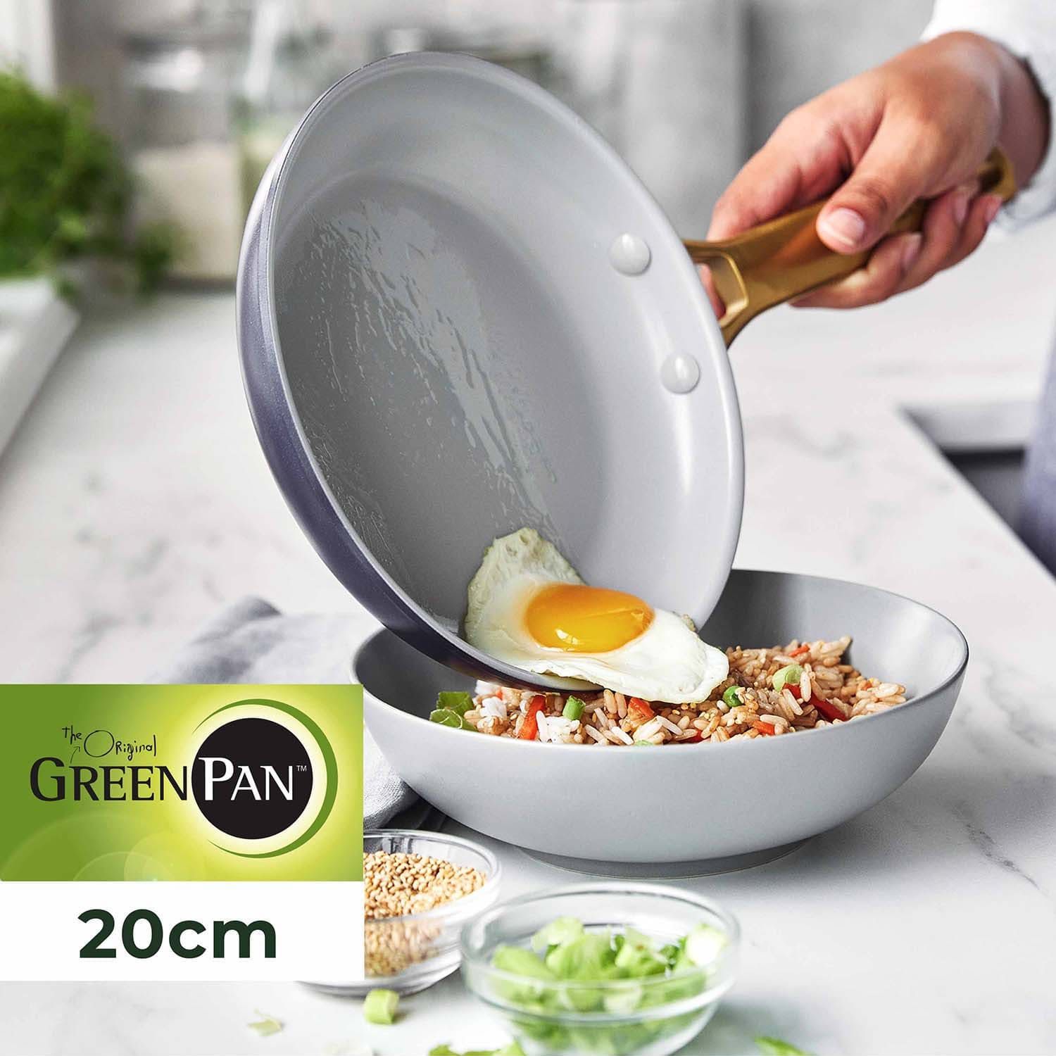 特典付き グリーンパン GREENPAN フライパン パドヴァコレクション 20cm IH ガス対応 PADUA COLLECTION CC007048-004