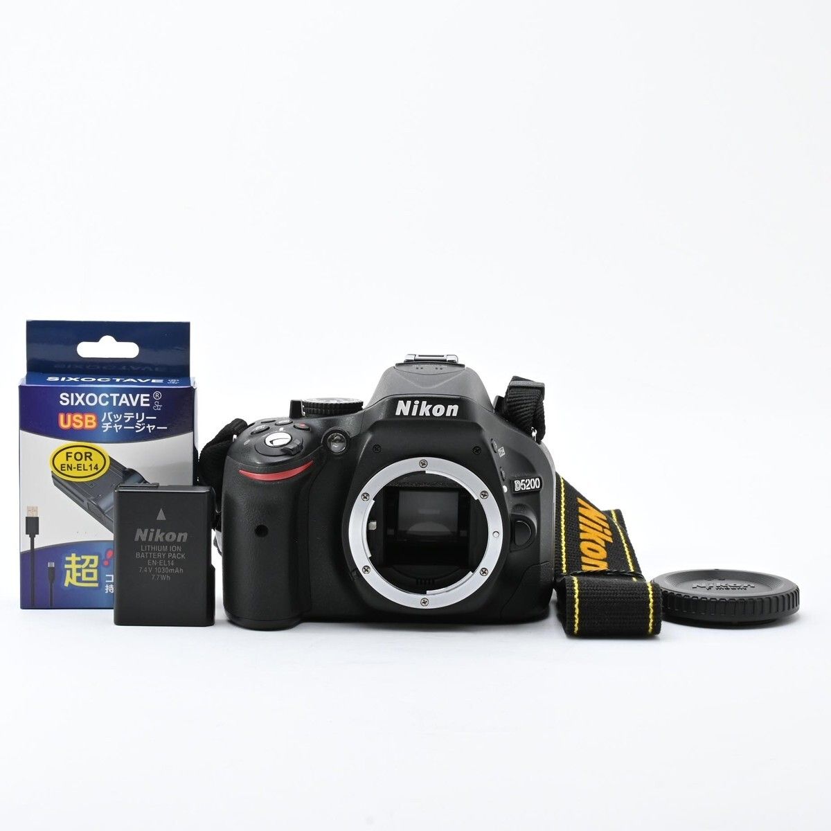 1456＜良品＞ Nikon デジタル一眼レフカメラ D5200 ボディー ブラック 