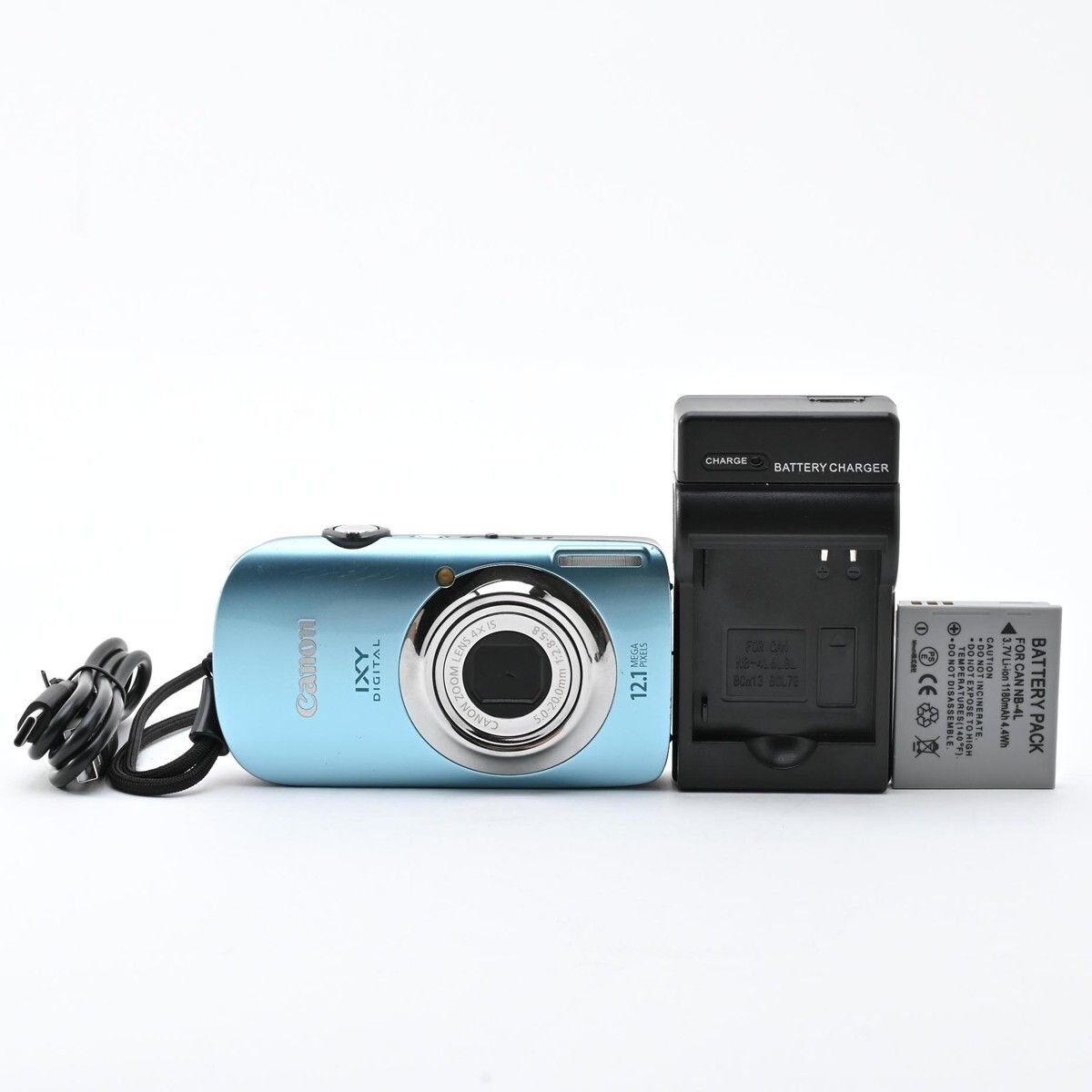 1461＜並品＞ Canon デジタルカメラ IXY DIGITAL イクシ 510 IS ブルー