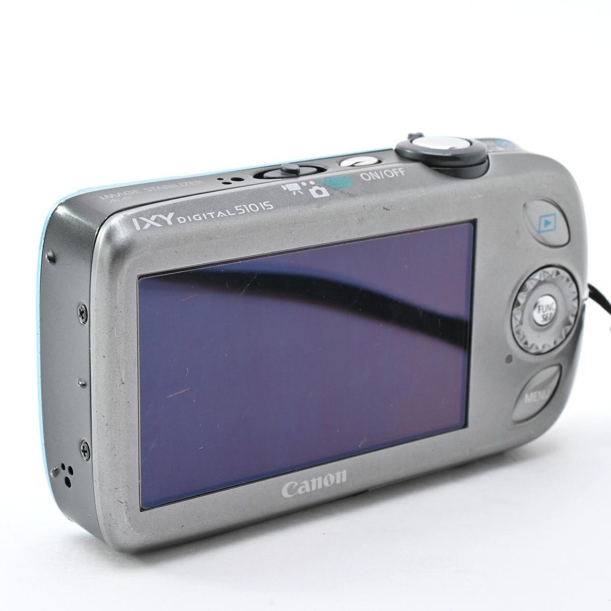 1461＜並品＞ Canon デジタルカメラ IXY DIGITAL イクシ 510 IS ブルー
