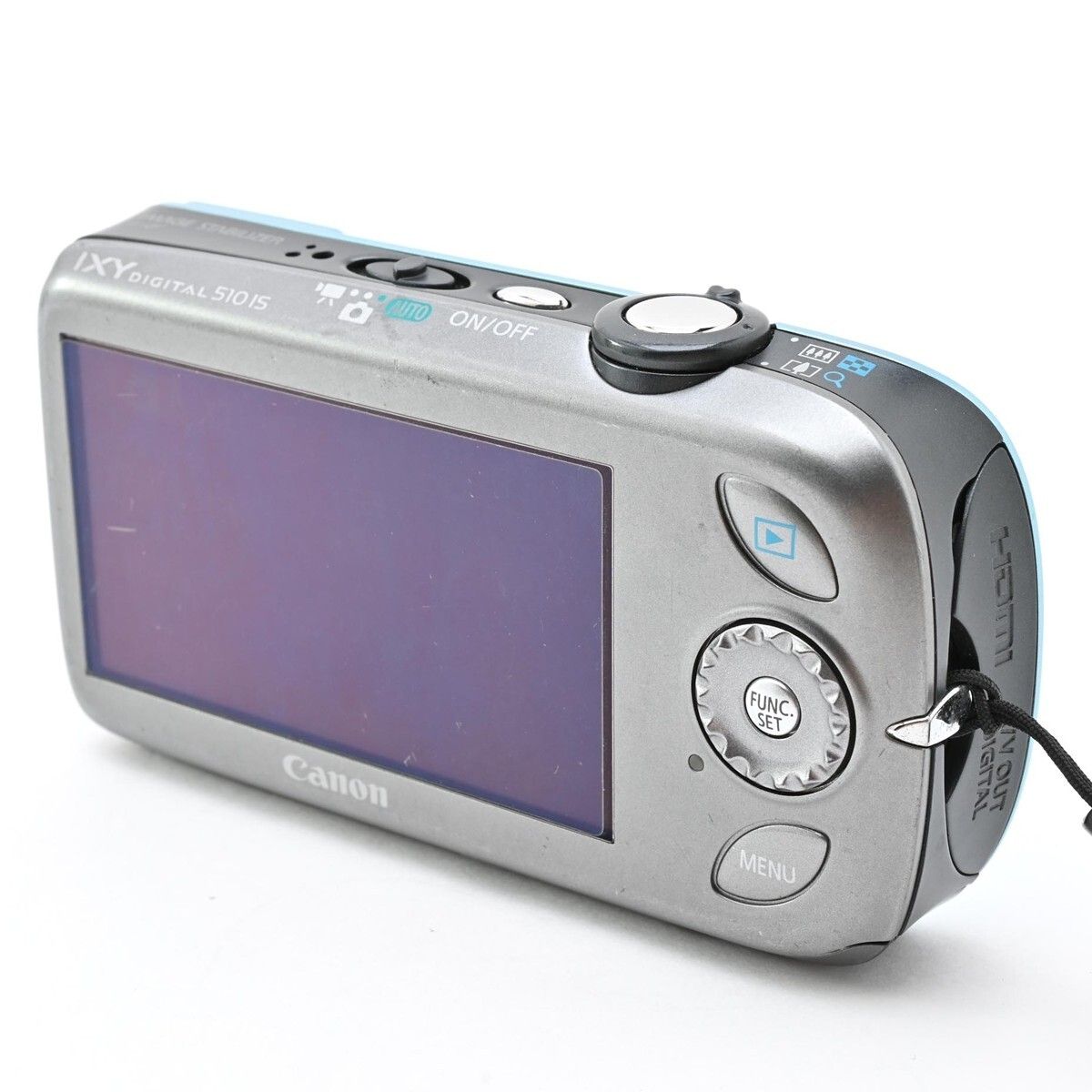 1461＜並品＞ Canon デジタルカメラ IXY DIGITAL イクシ 510 IS ブルー