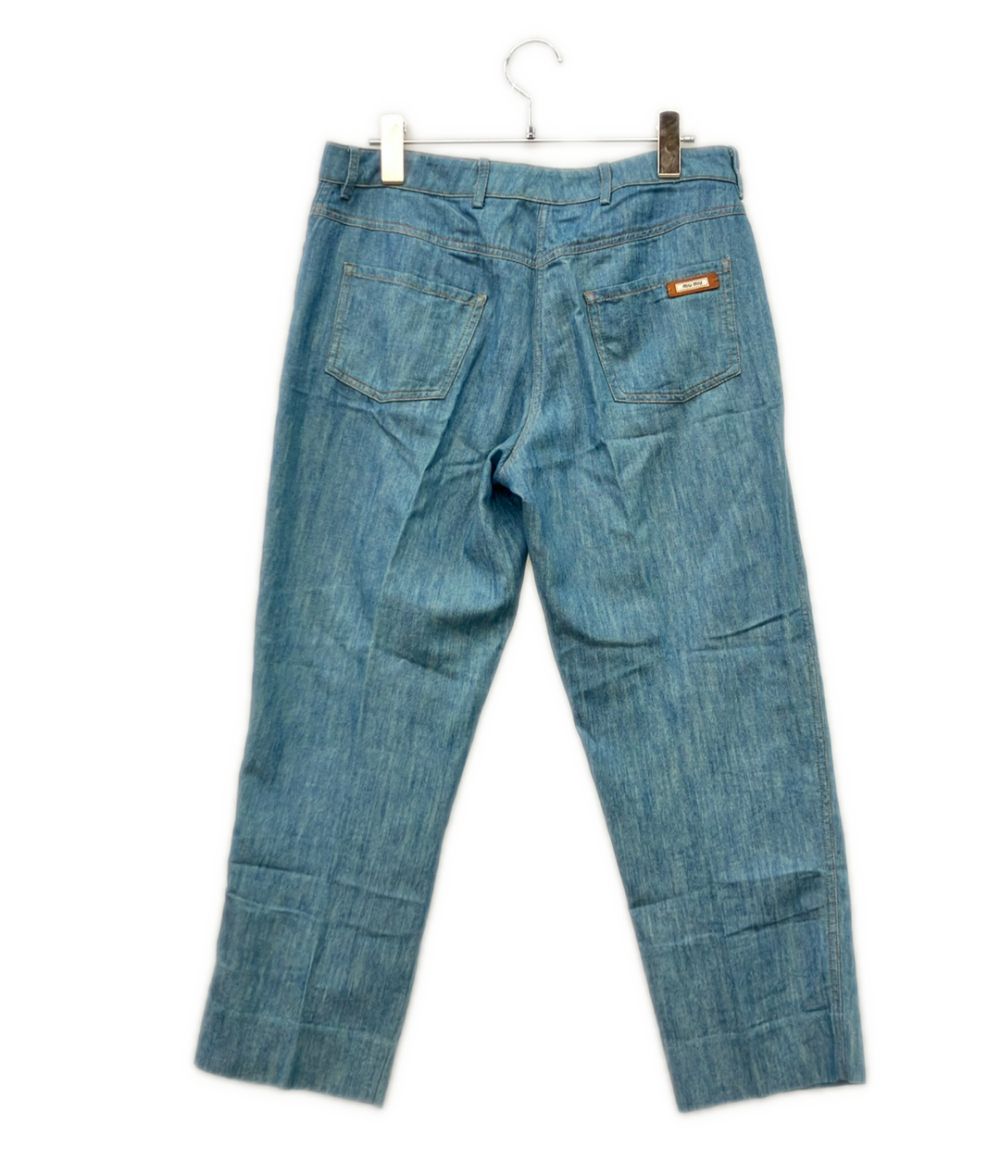 ミュウ ミュウ デニム パンツ GWP177 レディース SIZE 27 Miu Miu