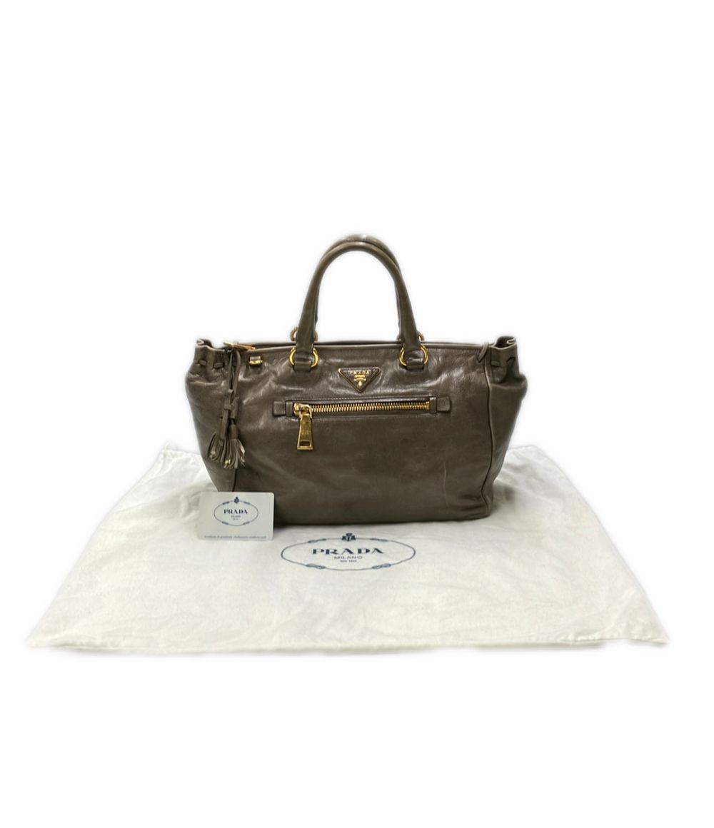 プラダ ハンドバッグ ショルダーバッグ 2WAY レザー VITELLO SHINE