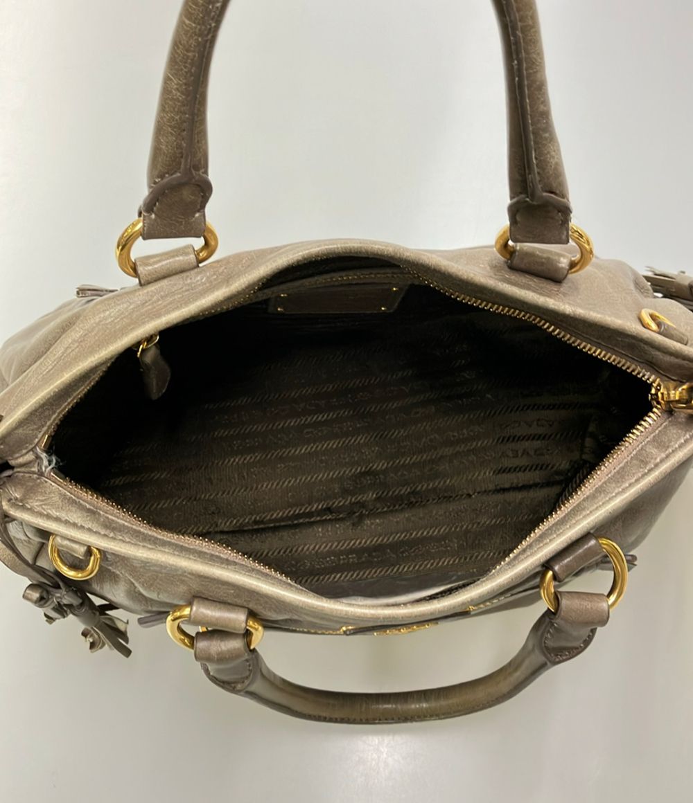 PRADA プラダ VITELLO SHINE 2way ハンド/ ショルダー プラダ ハンドバッグ ショルダーバッグ 2WAY レザー VITELLO SHINE