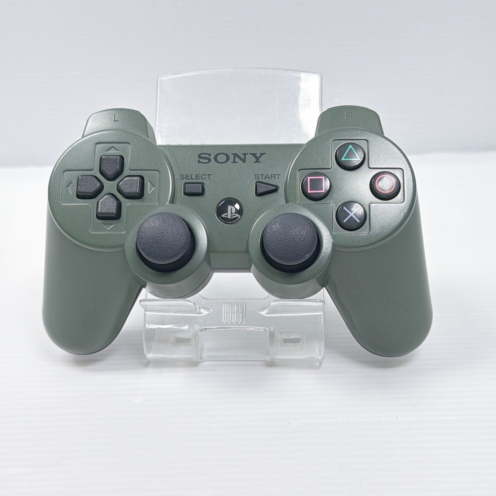 美品 プレステ3 PS3 デュアルショック3 ジャングルグリーン 動作確認
