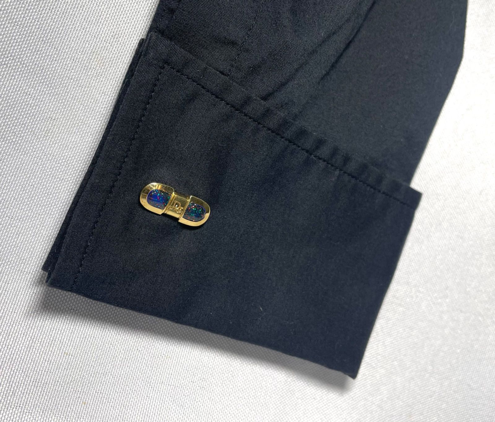 希少 Dior ディオール ロゴ文字 レッド&グリーングラデーション