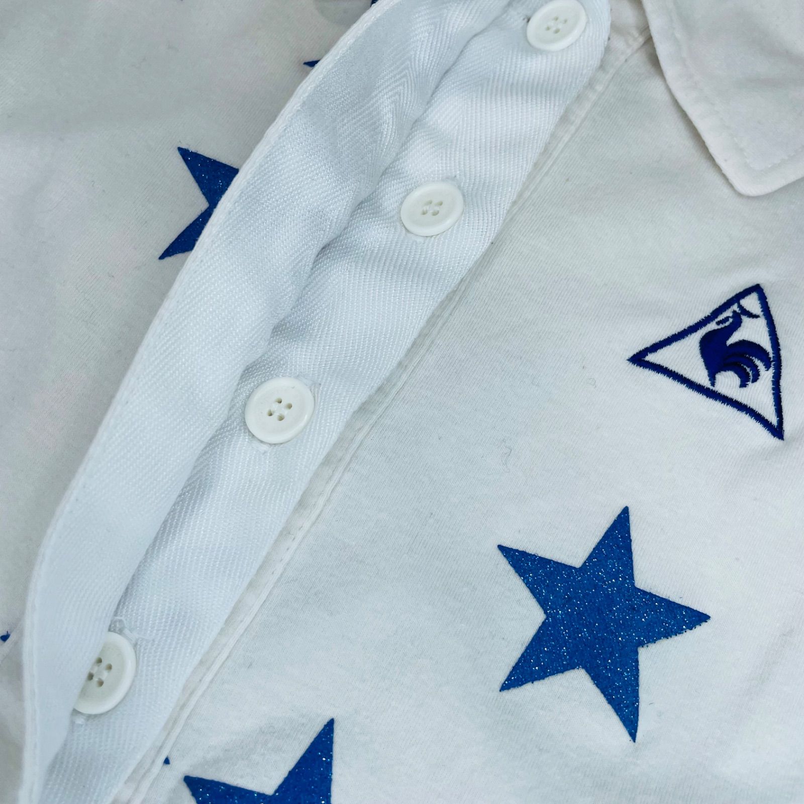 le coq sportif GOLF ノースリーブポロシャツ 星柄 ホワイトM - メルカリ