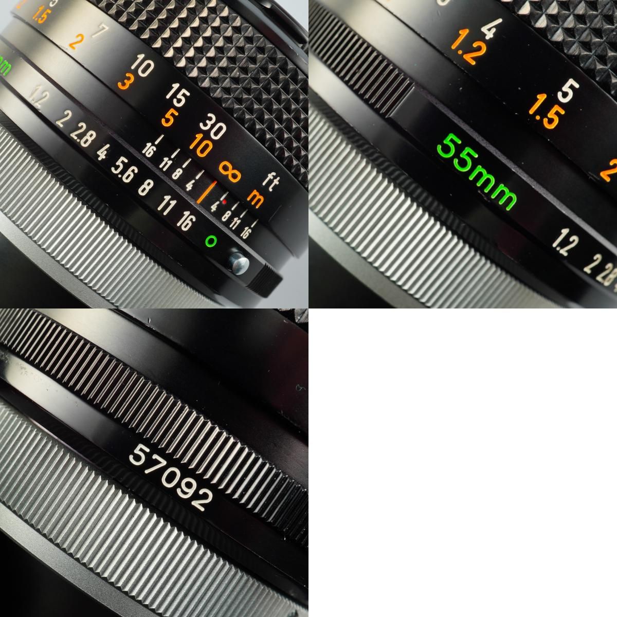 Serviced】 Canon キヤノン FD 55mm F/1.2 S.S.C 