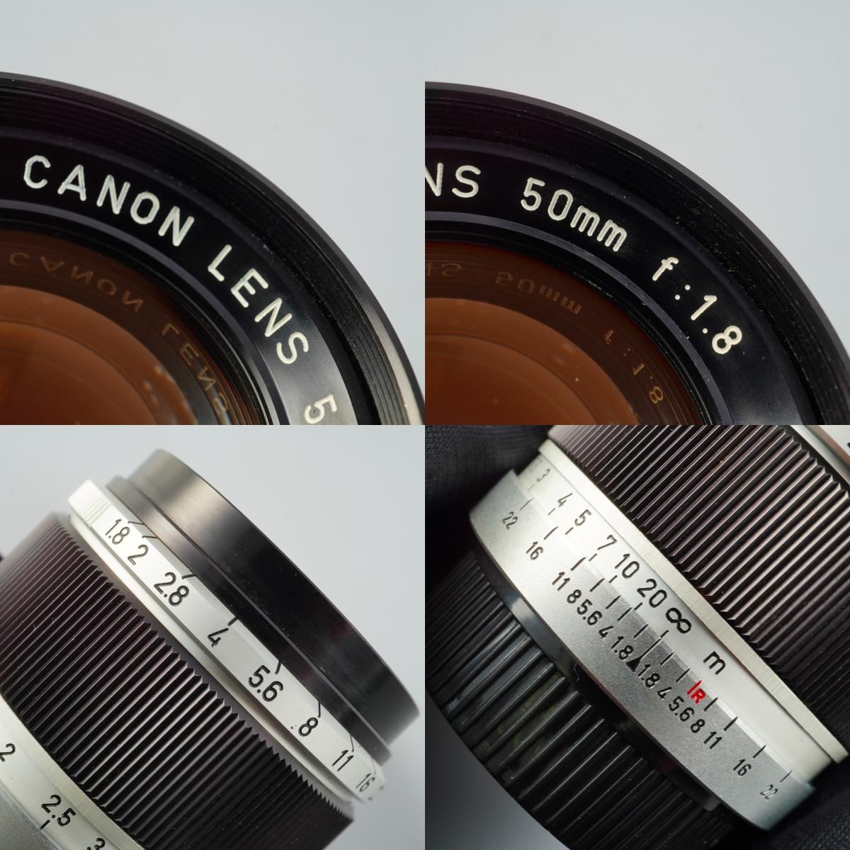 Serviced】 Canon キヤノン 50mm F/1.8 For L39 単焦点レンズ - メルカリ