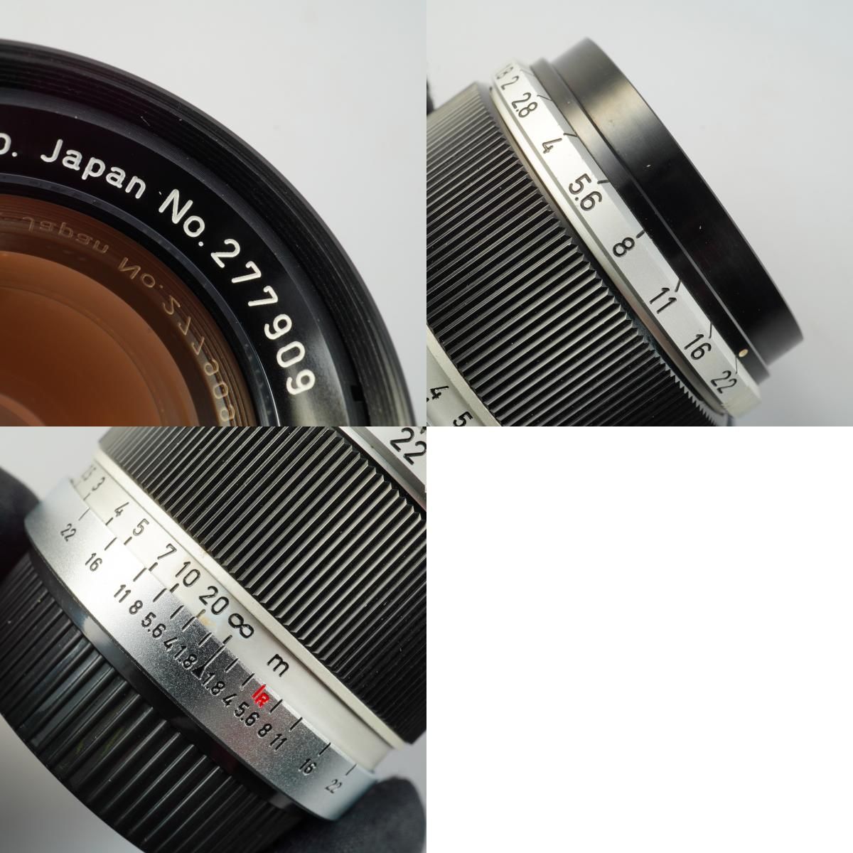 Serviced】 Canon キヤノン 50mm F/1.8 For L39 LTM 単焦点レンズ