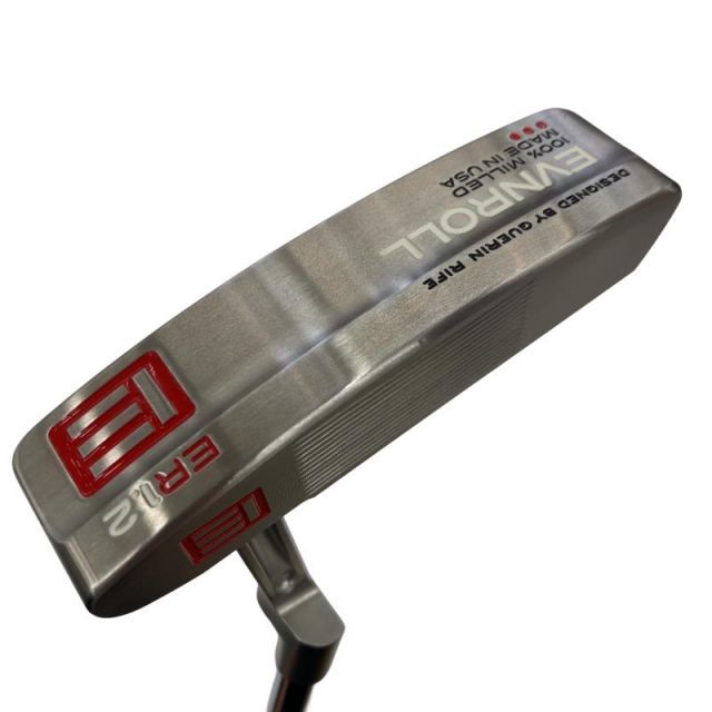 【中古】 EVNROLL EVNROLL ER1.2 33インチ(ピストルグリップ赤) パター PT スチール (フレックスその他) メンズ 男性用 右利き 右用 Bランク ゴルフクラブ