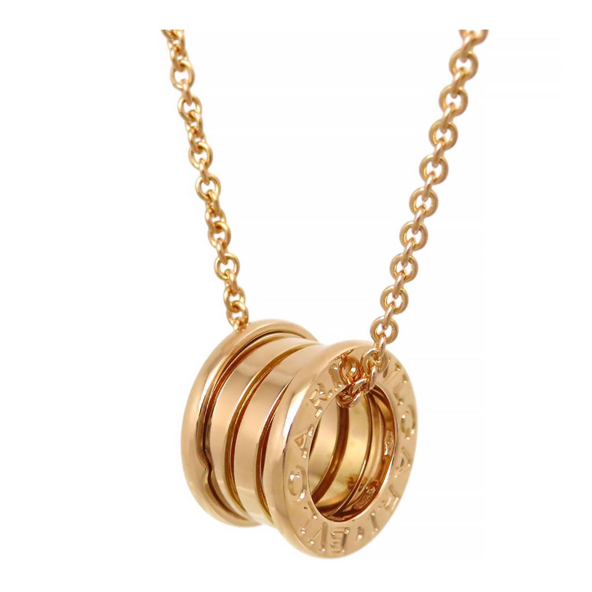 ブルガリ ビーゼロワン ネックレス 335924 750 (K18PG) レディース BVLGARI【中古】 【ジュエリー】