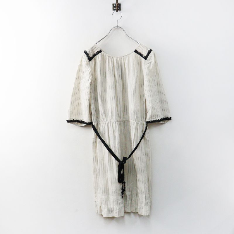 ミナペルホネン mina perhonen fine rain ワンピース 36｜ベージュ