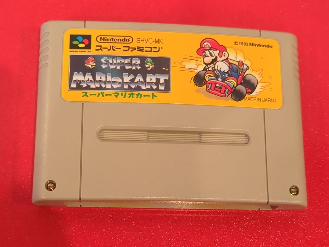 スーパーマリオカート、スーパーファミコン ソフト、箱・取扱説明書