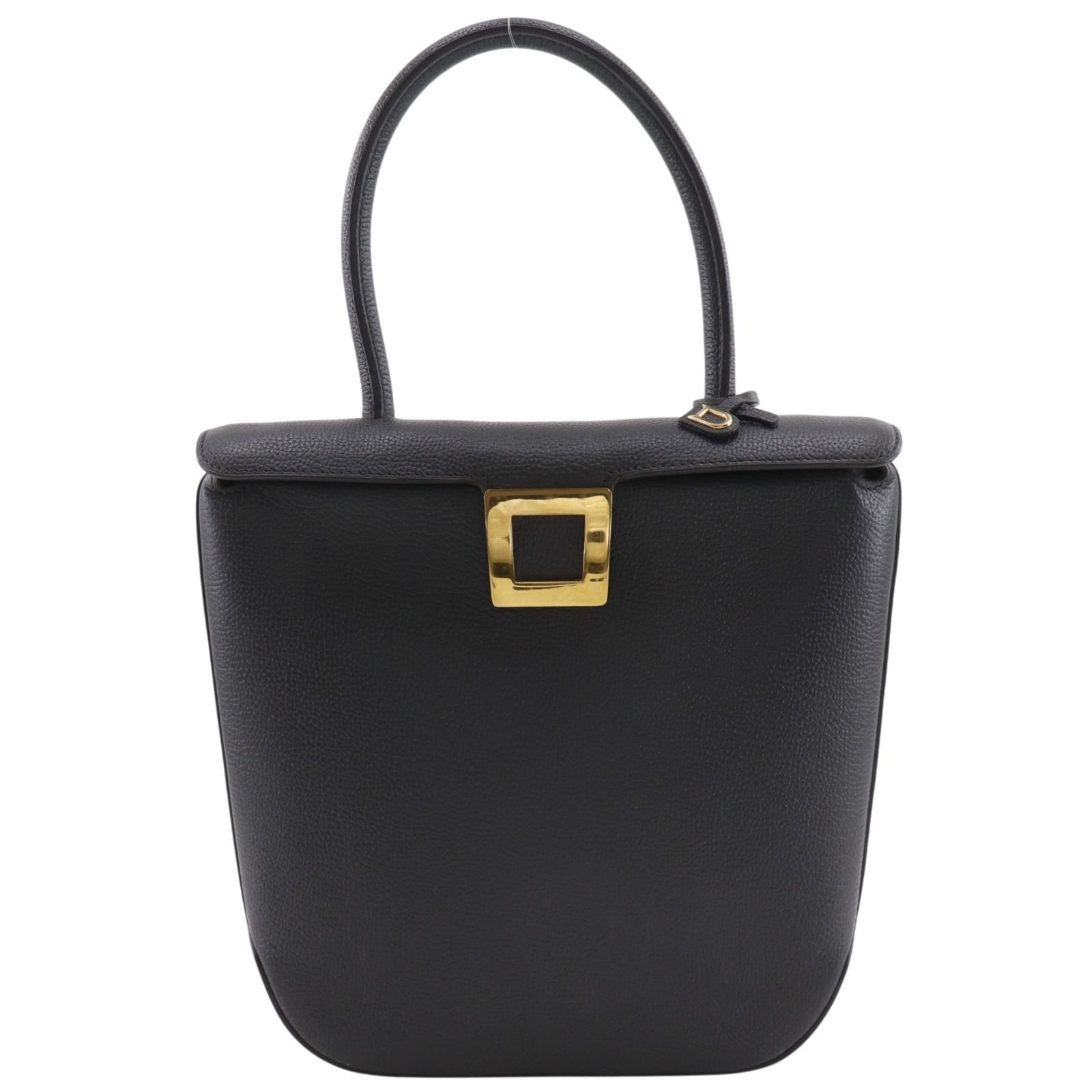 DELVAUX】デルヴォー ワンハンドル レザー グレー レディース