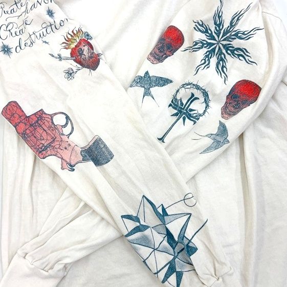 SAINT MICHAEL Dr.Woo DW_LS TEE TATTOO セントマイケル ドクター