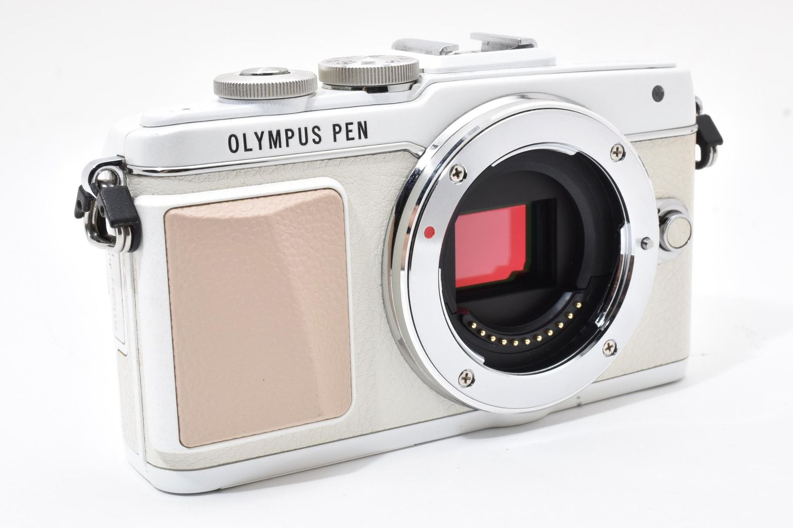 実用光学美品 箱あり Olympus オリンパス PEN Lite E-PL7 ボディ 白
