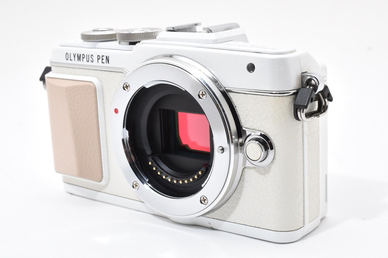 実用光学美品 箱あり Olympus オリンパス PEN Lite E-PL7 ボディ 白