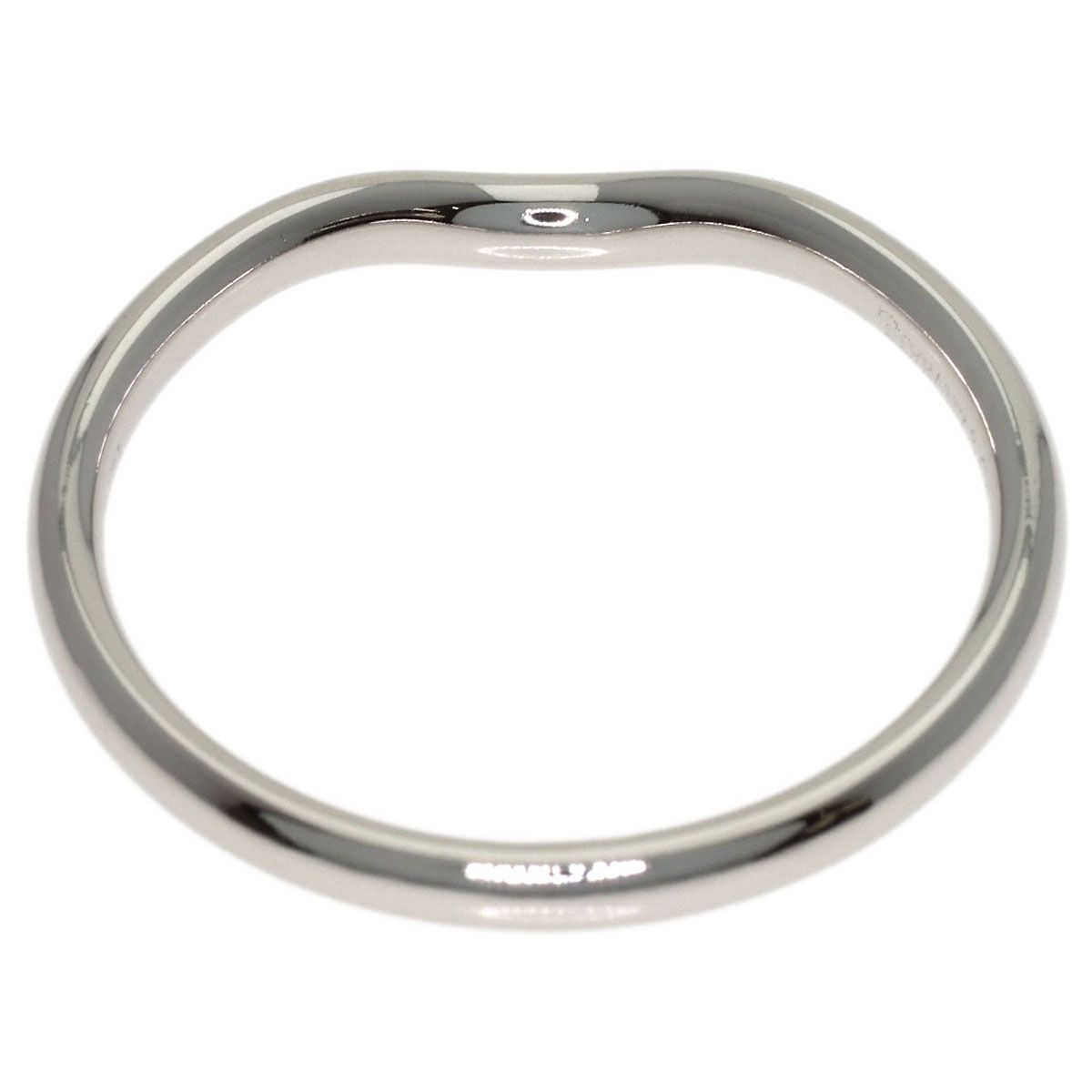 TIFFANY&Co. ティファニー カーブド バンド リング・指輪 PT950