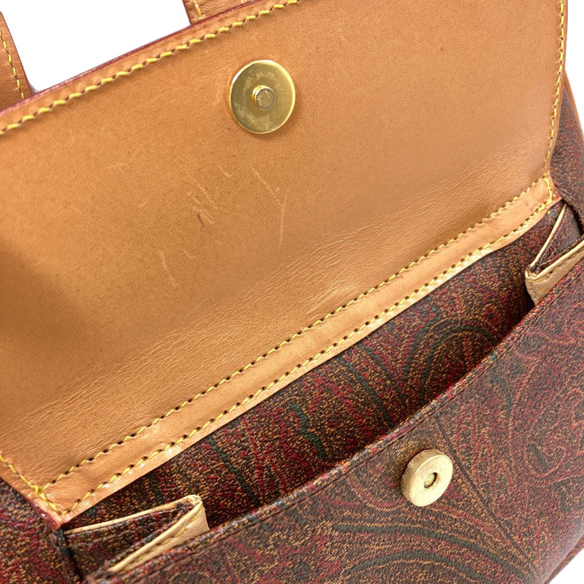 ETRO エトロ ペイズリー柄 ハンドバッグ PVC レディース [中古] - メルカリ