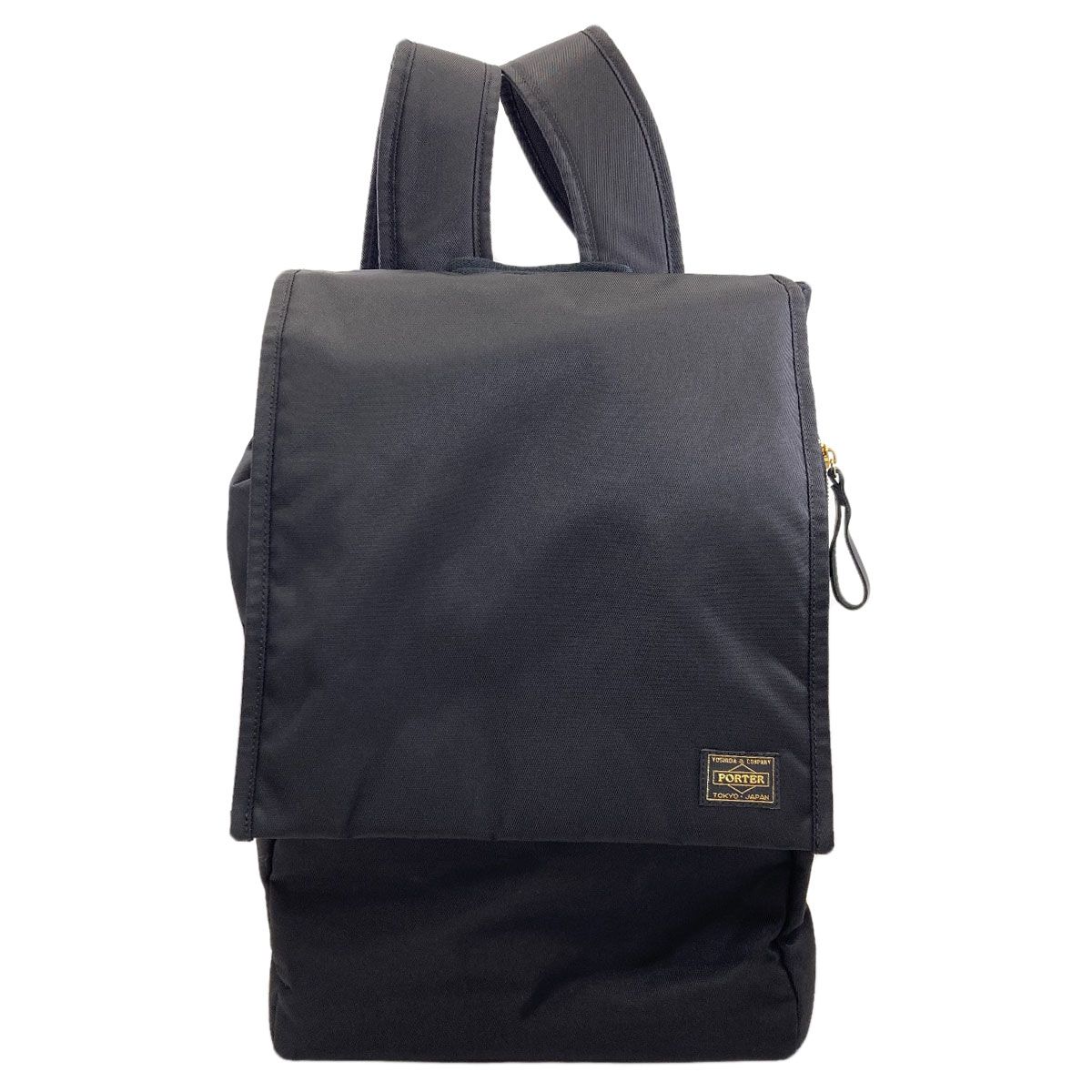 PORTER ポーターガールブラックナイロンリュック PORTER ポーター ポーターガール リュック・デイパック ナイロン