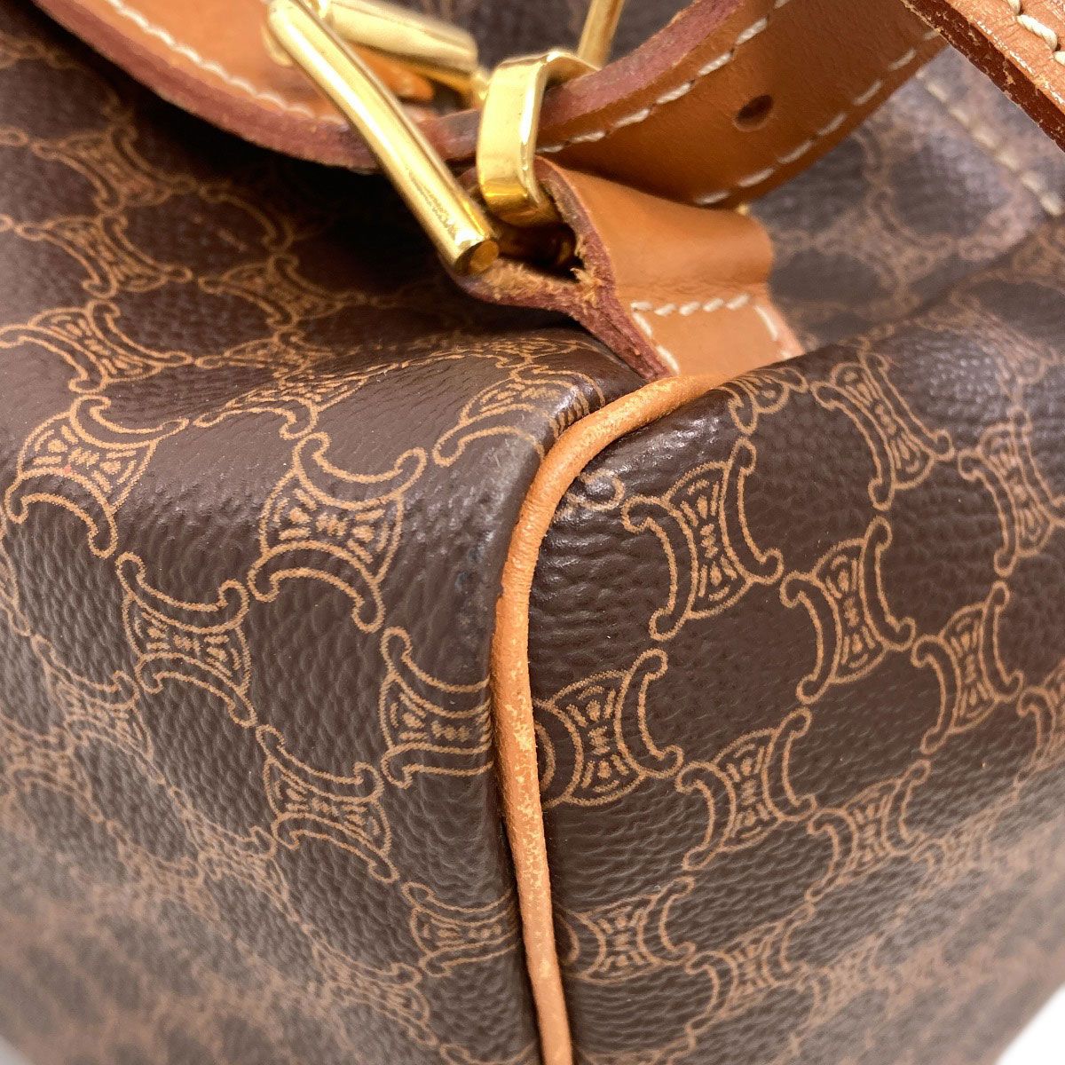CELINE セリーヌ マカダム柄 リュック・デイパック PVC レディース