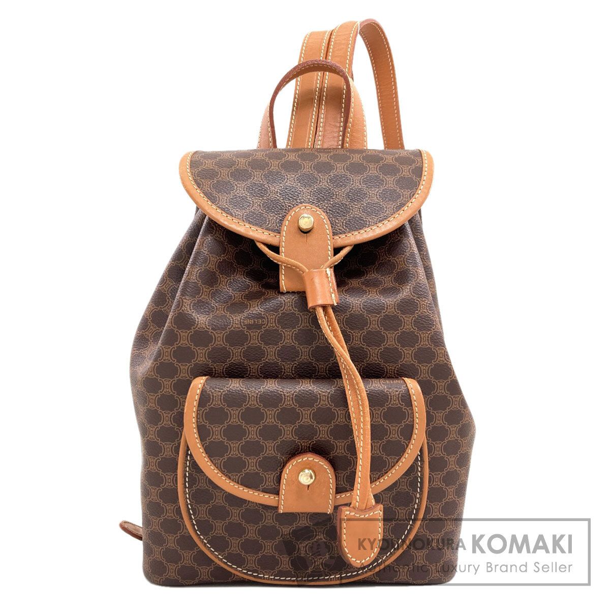 CELINE セリーヌ マカダム柄 リュック・デイパック PVC レディース