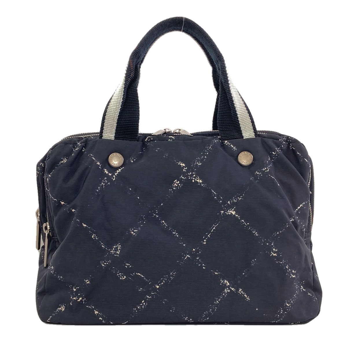 CHANEL シャネル トラベルライン ハンドバッグ ナイロン レディース