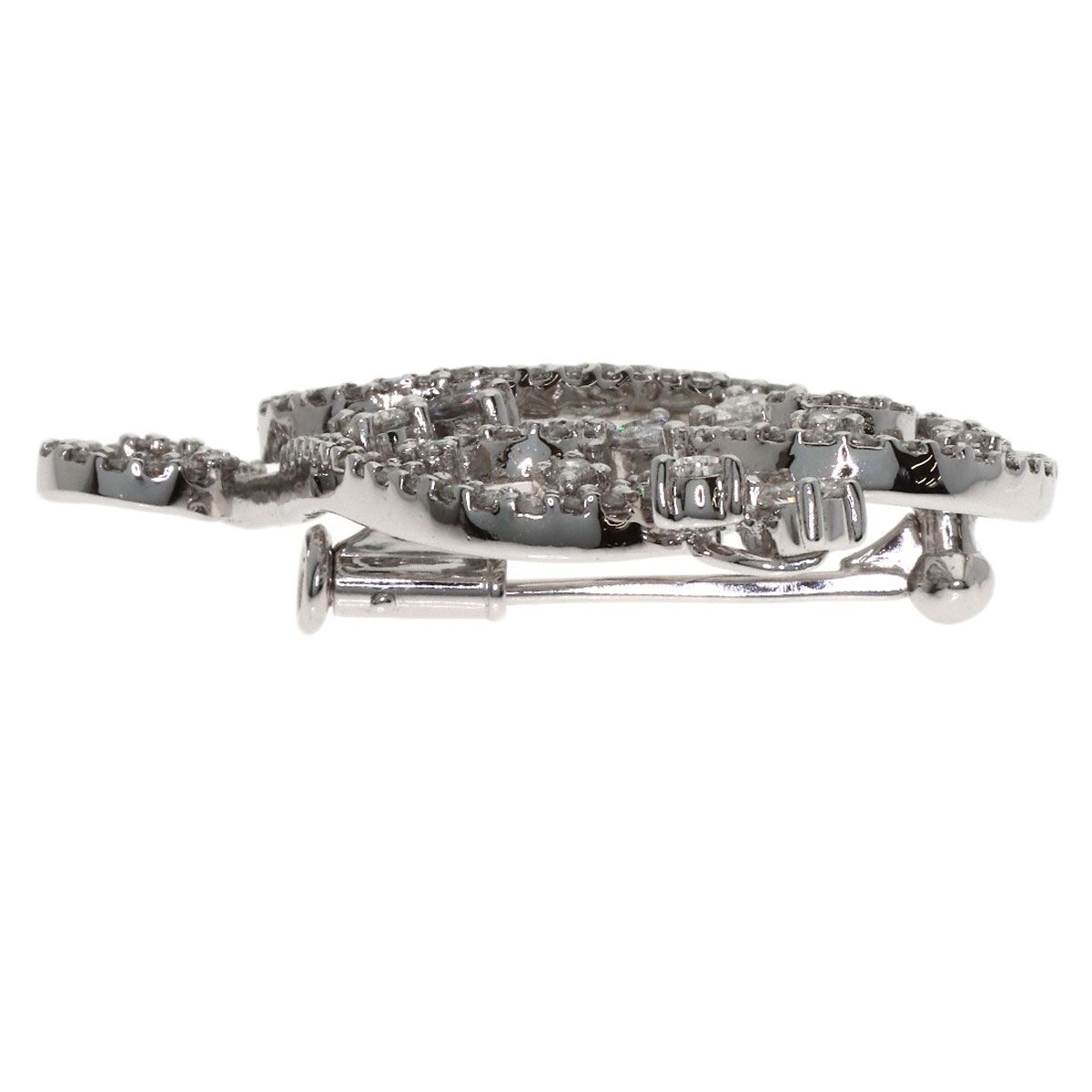 Queen クイーン ダイヤモンド ブローチ PT950 レディース [中古
