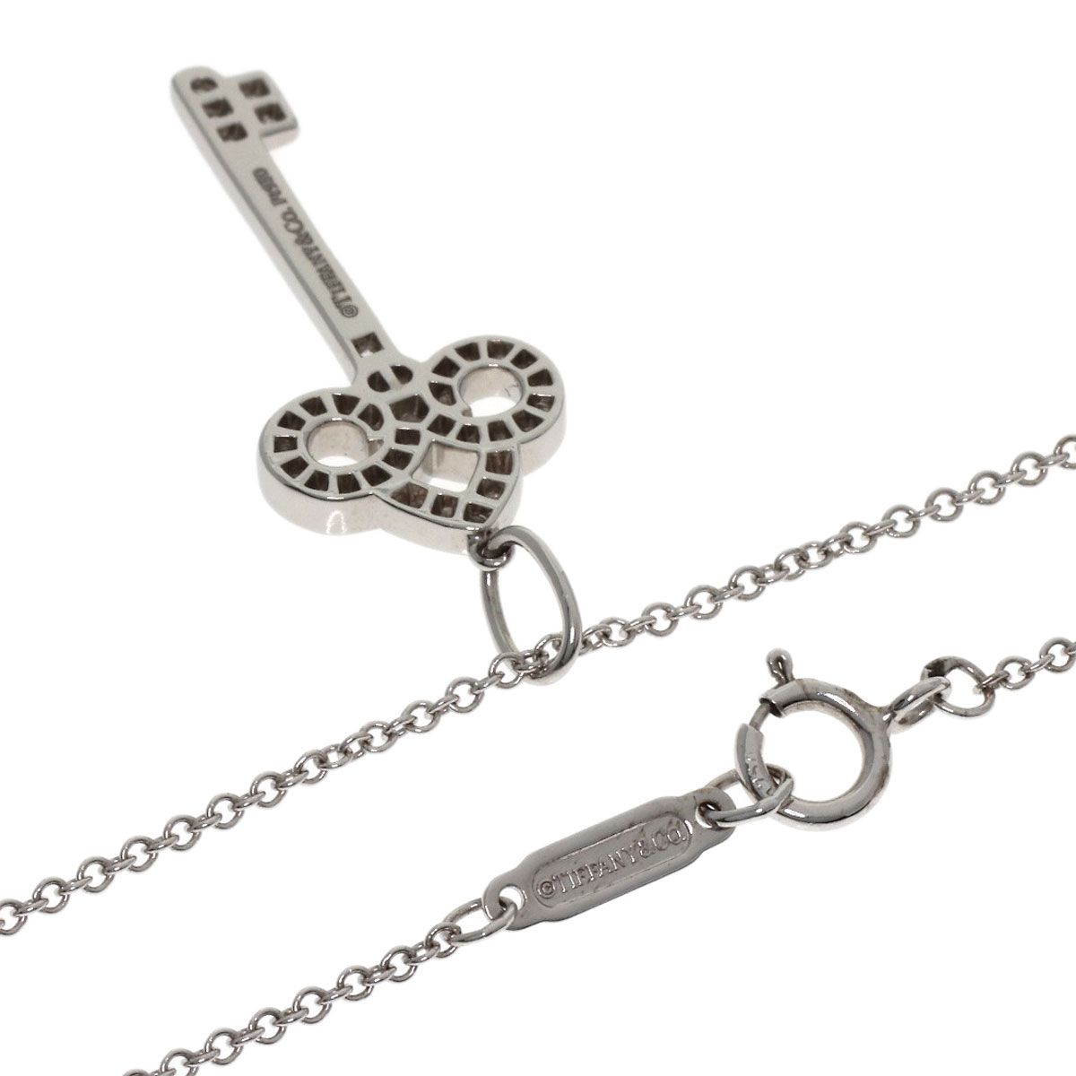 TIFFANY&Co. ティファニー フルール ド リス キー ダイヤモンド 
