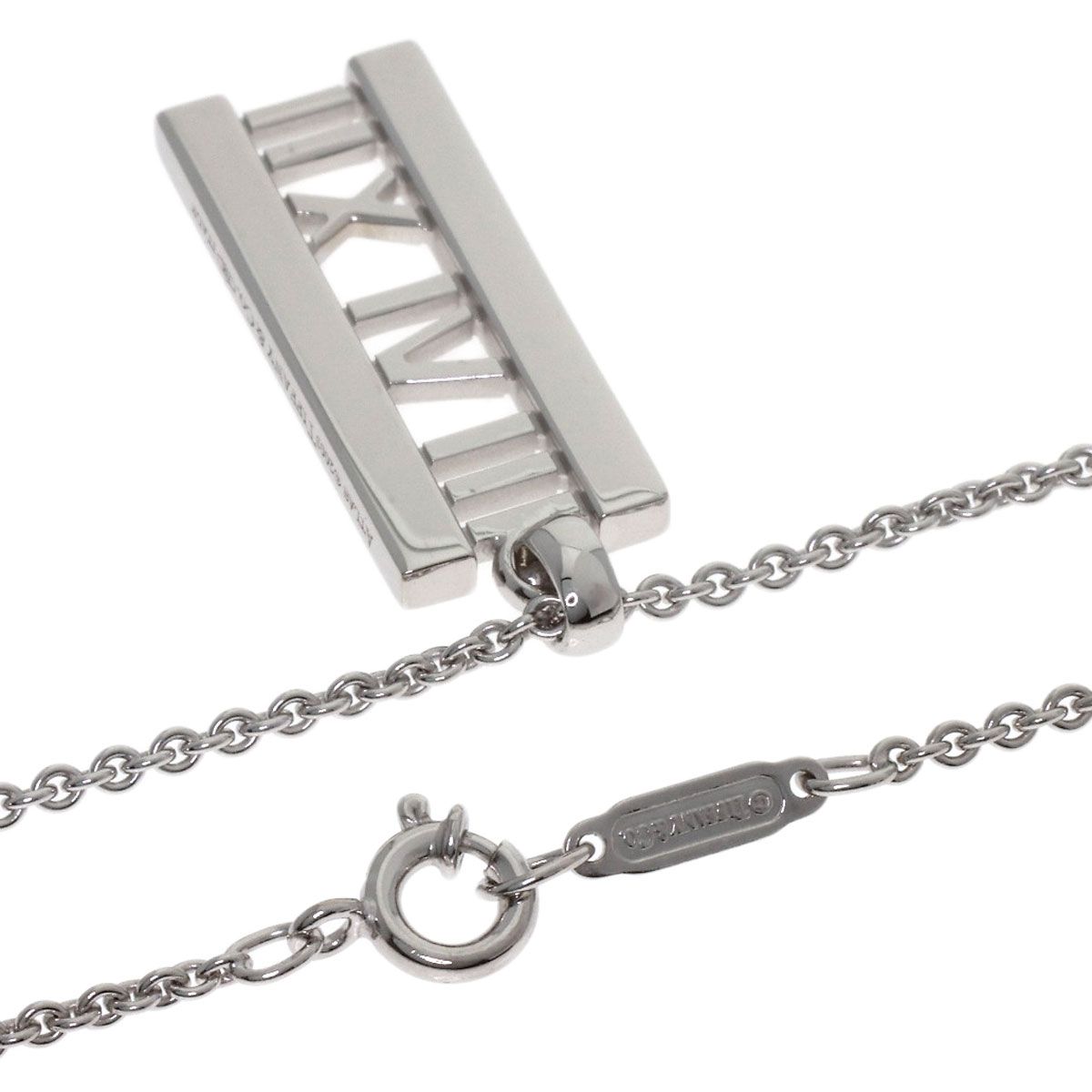 TIFFANY&Co. ティファニー アトラス バー ダイヤモンド ネックレス 