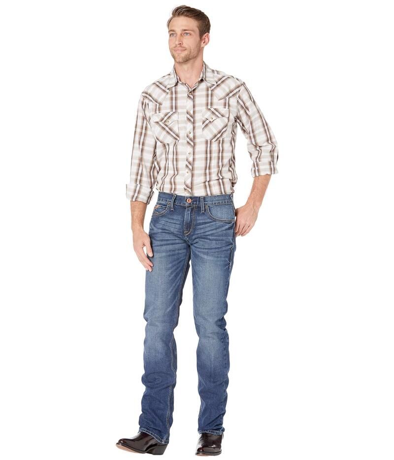 アリアト メンズ ボトムス デニムパンツ ストレート Ariat M7 Rocker Stackable Straight Leg in Summit Summit