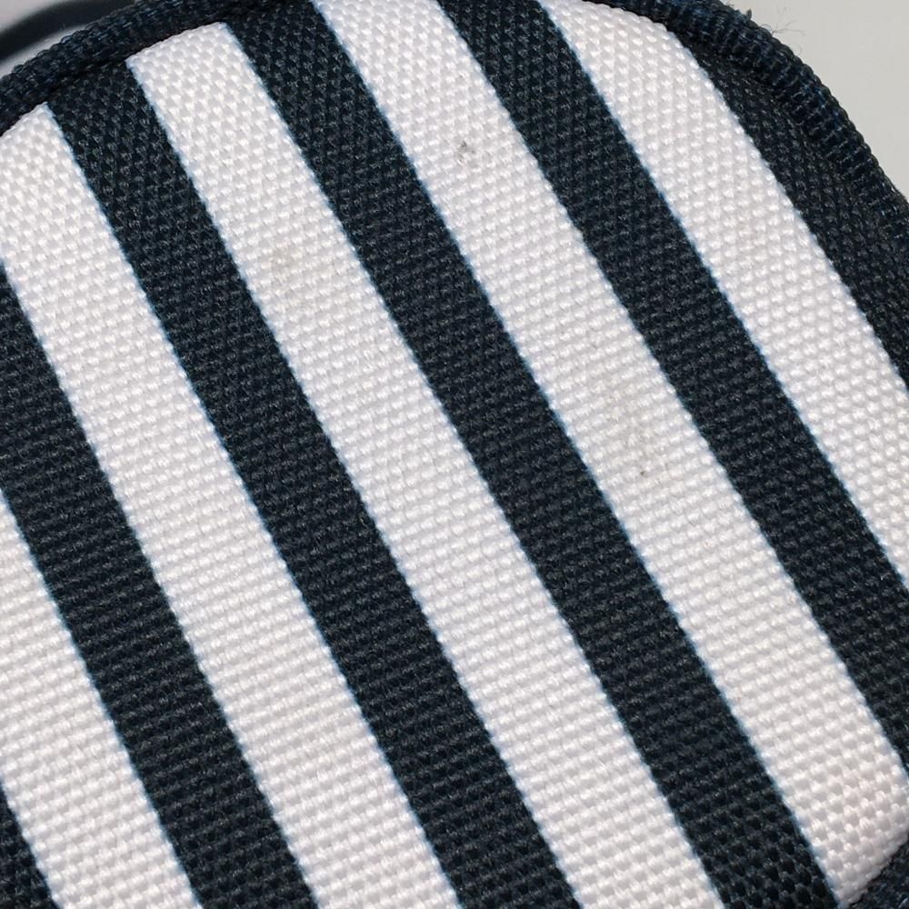 超美品】パーリーゲイツ クラブケース 白×ネイビー ボーダー