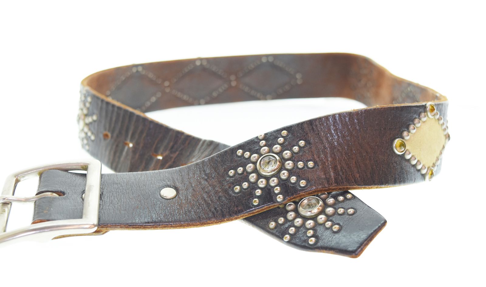エイチティーシー HTC Hollywood Trading Company Leather Studs Belt