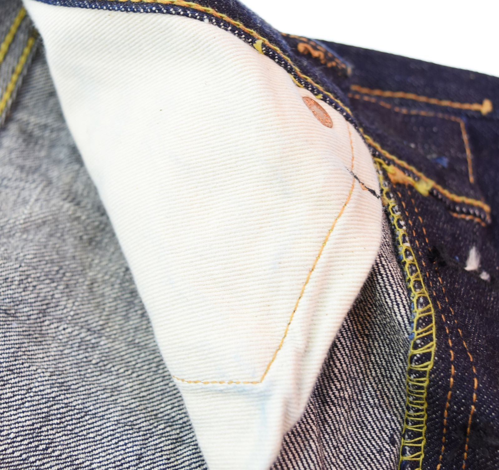 シュガーケーン SUGAR CANE UNION STAR JEANS スターデニムパンツ 濃紺 