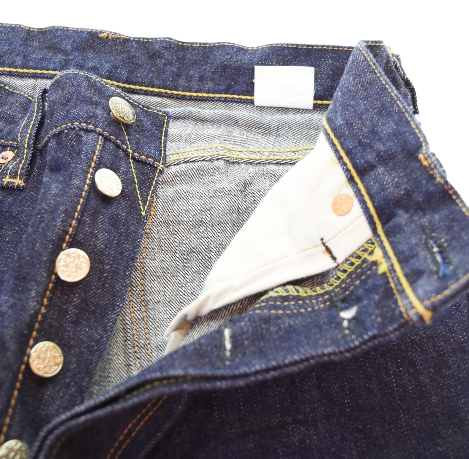 シュガーケーン SUGAR CANE UNION STAR JEANS スターデニムパンツ 濃紺 