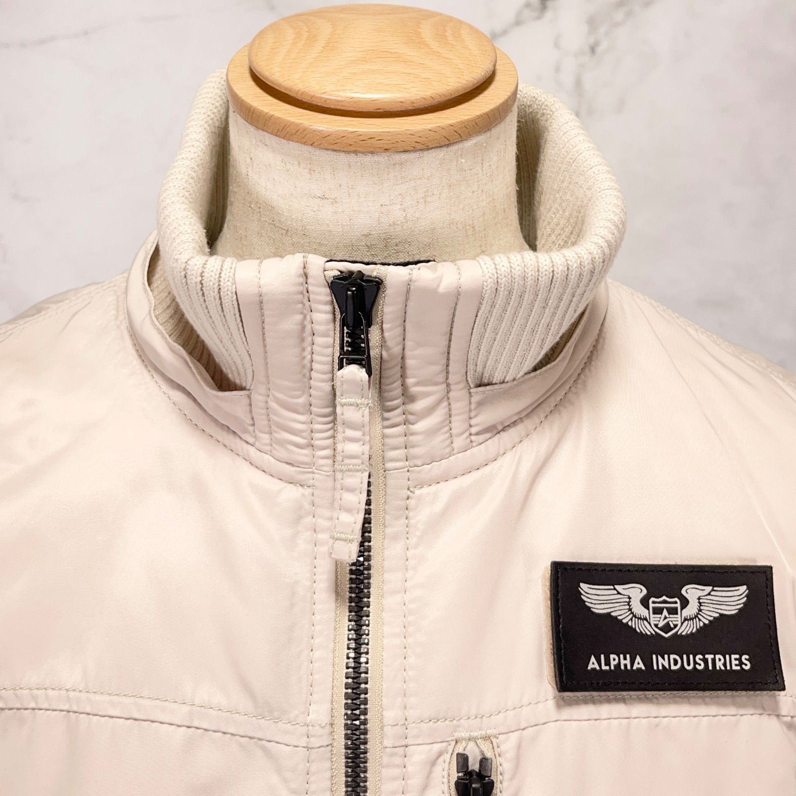 ALPHA INDUSTRIES アルファインダストリーズ フーデッドリブジャケット