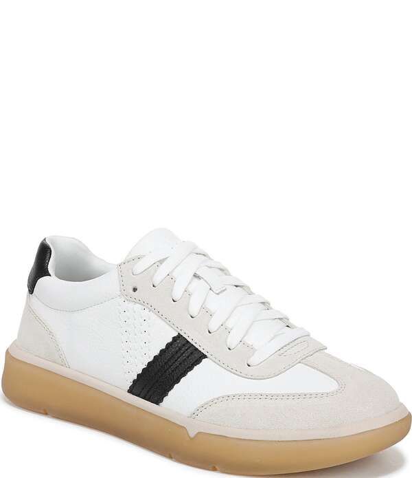 バイオニック レディース シューズ スニーカー スエード レース レザー Vionicity Walk Leather and Suede Lace Up Sneakers WhiteBlack ホワ