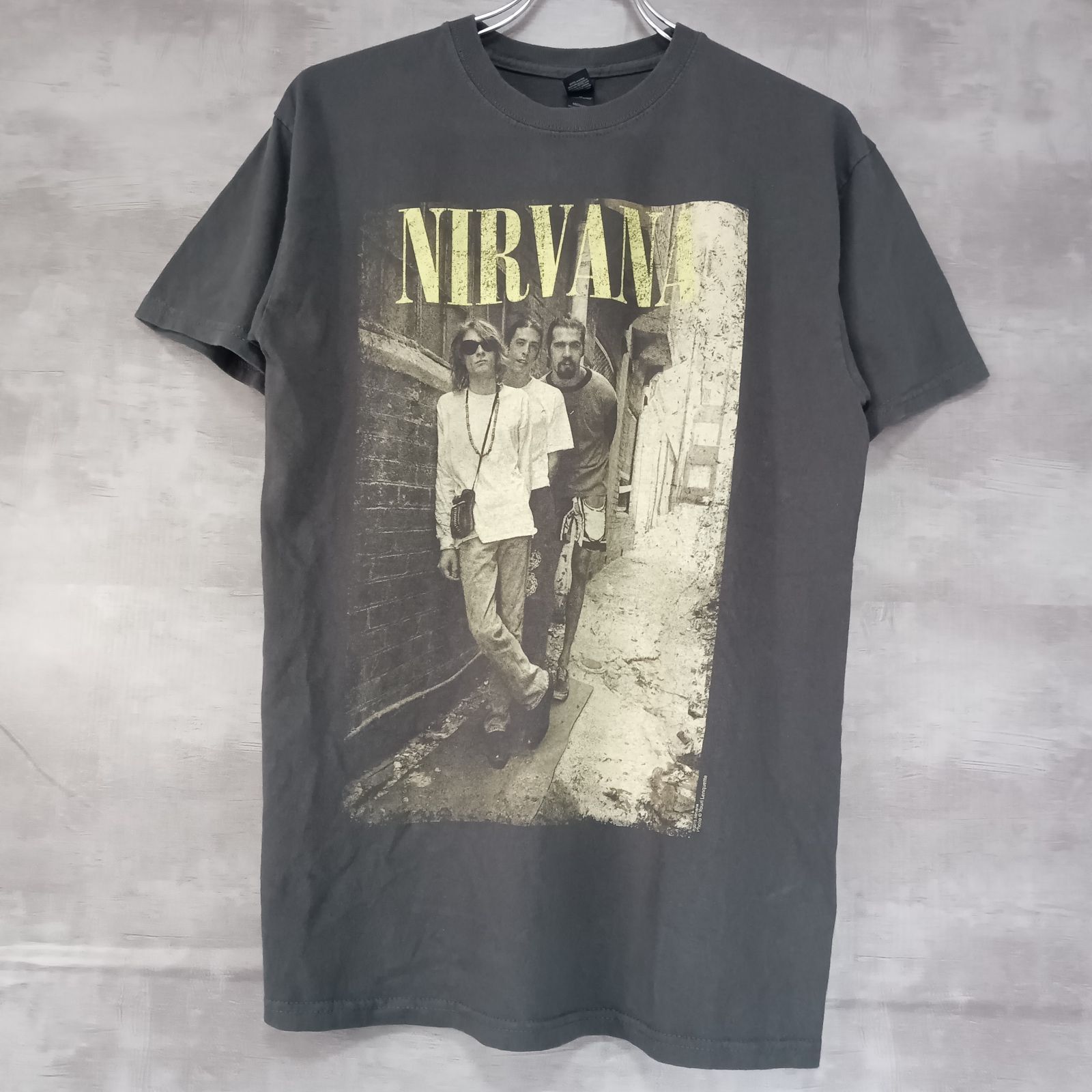M&O Gold NIRVANA ニルヴァーナ バンドTシャツ 墨黒 M サイズ 半袖【オ