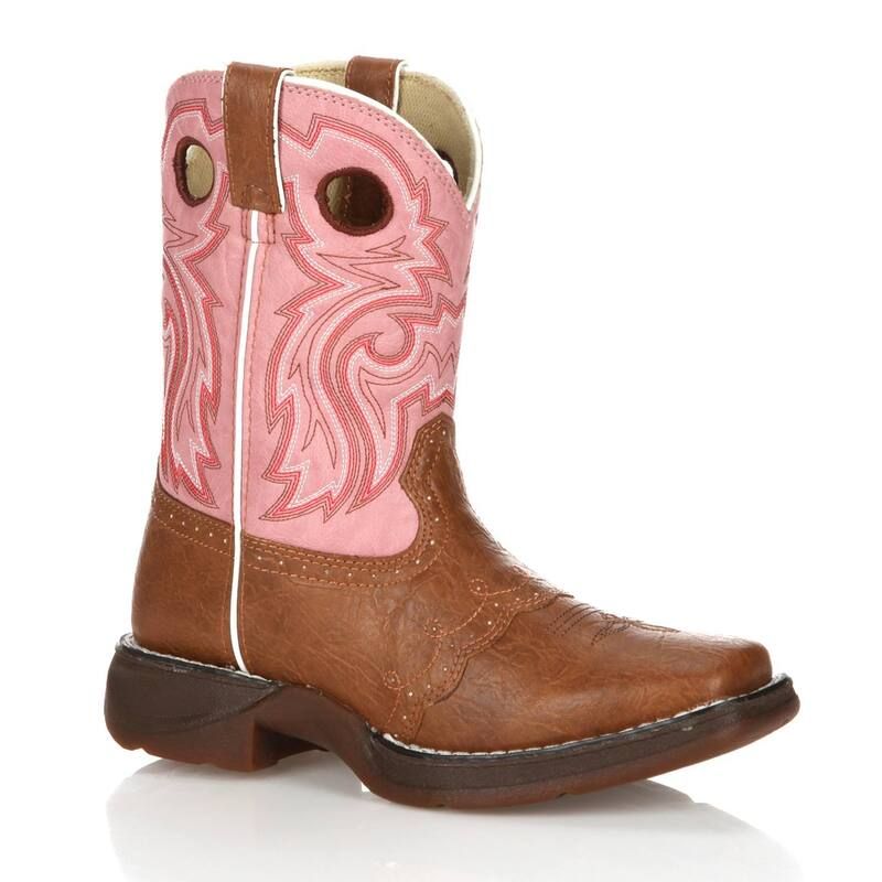 ドゥランゴ レディース シューズ ブーツ・レインブーツ Lil Durango Girls 8in Saddle Western Boots Pink ピンク
