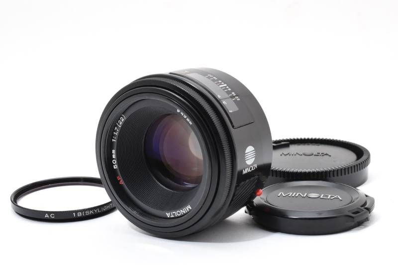 光学極上 Minolta ミノルタ AF 50mm 1.7 ソニーミノルタAマウント AF