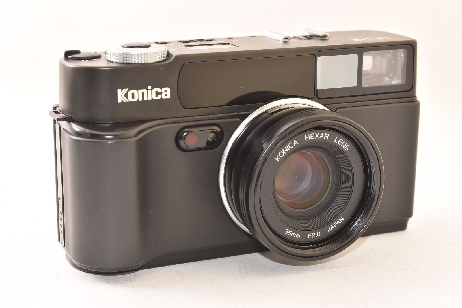 値下げ❗️Konica HEXAR コニカヘキサー　コンパクトフィルムカメラ ☆ジャンク品☆ Konica コニカ HEXAR ヘキサー ブラック コンパクト