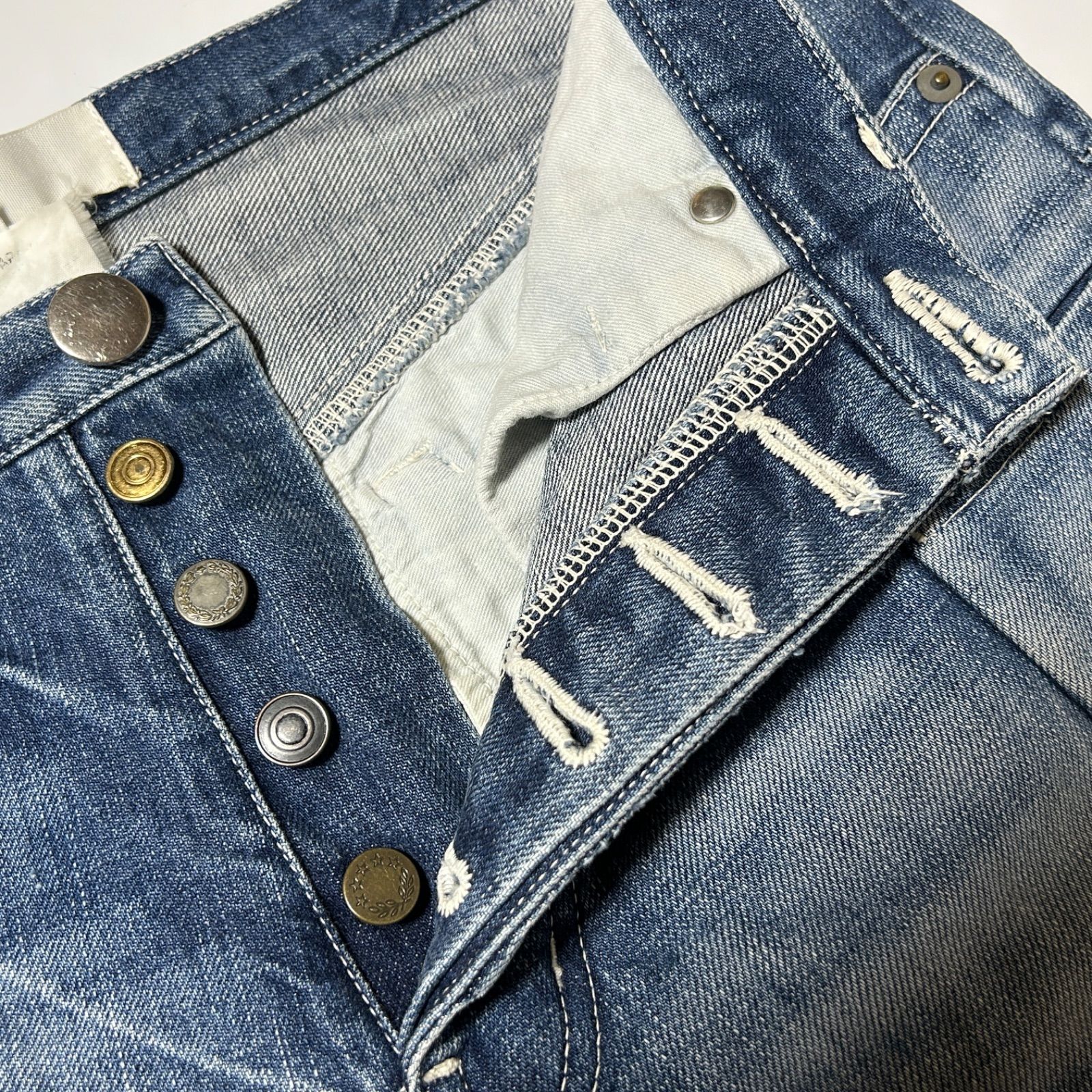 ANREALAGE パッチワーク デニムパンツ サイズ1 日本製 【古着