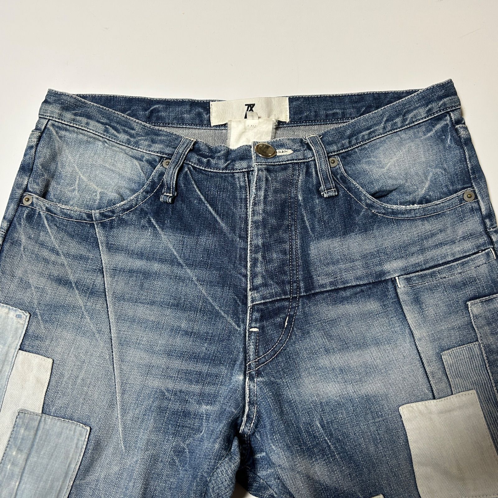 ANREALAGE パッチワーク デニムパンツ サイズ1 日本製 【古着
