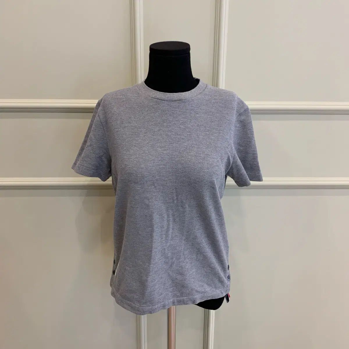 267002411 Thom Browne トム・ブラウン 半袖 Tシャツ グレー 40 サイズ
