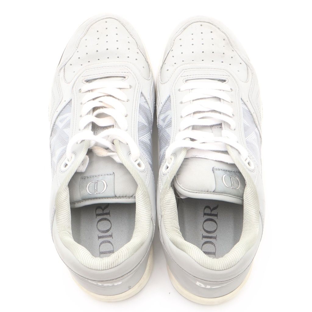 Christian Dior クリスチャンディオール B27 CD ダイヤモンド柄 レザー ローカット スニーカー グレー 3SN272ZPP_H868 Christian Dior (クリスチャンディオール) B27 CD ダイヤモンド柄