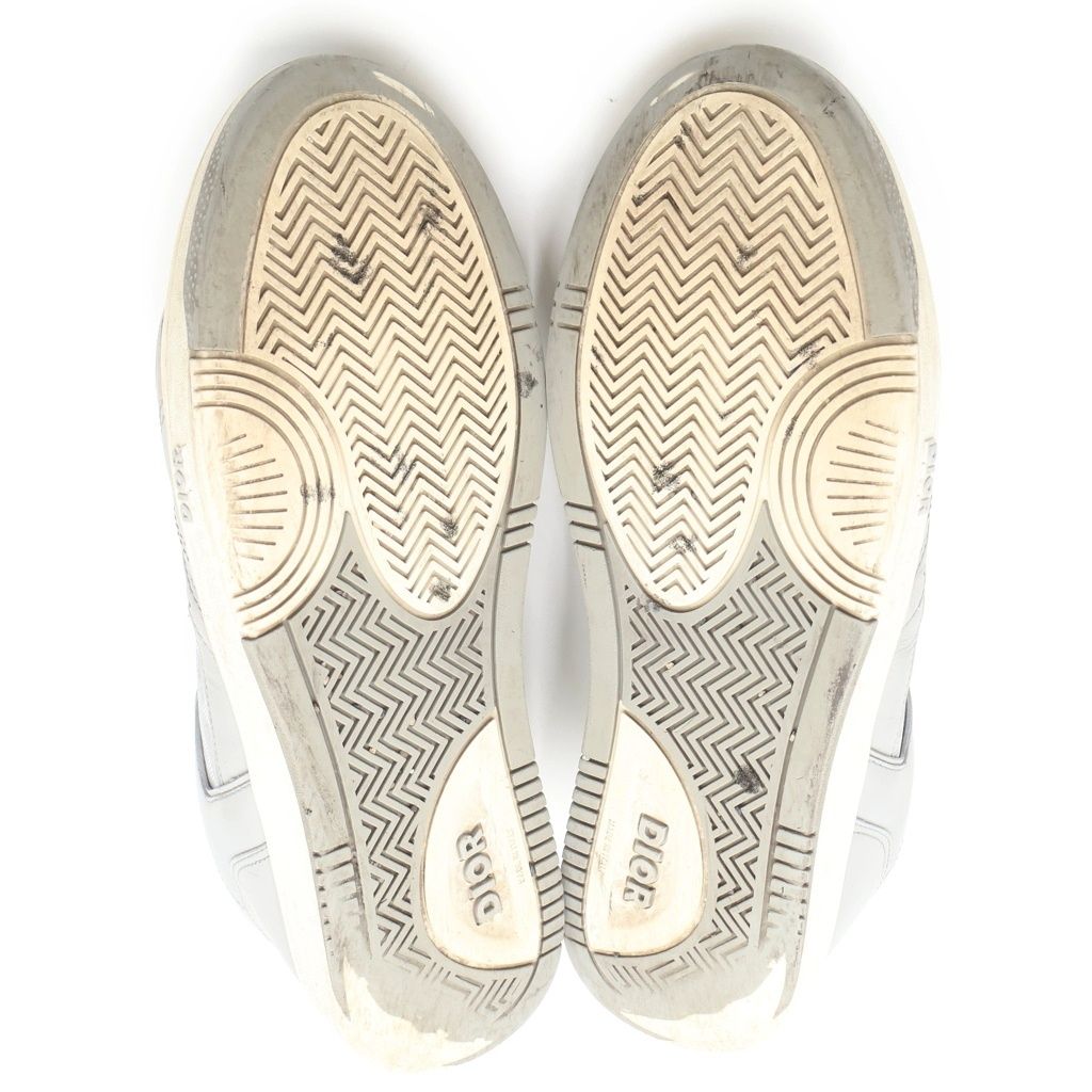 Christian Dior クリスチャンディオール B27 CD ダイヤモンド柄 レザー ローカット スニーカー グレー 3SN272ZPP_H868 Christian Dior (クリスチャンディオール) B27 CD ダイヤモンド柄