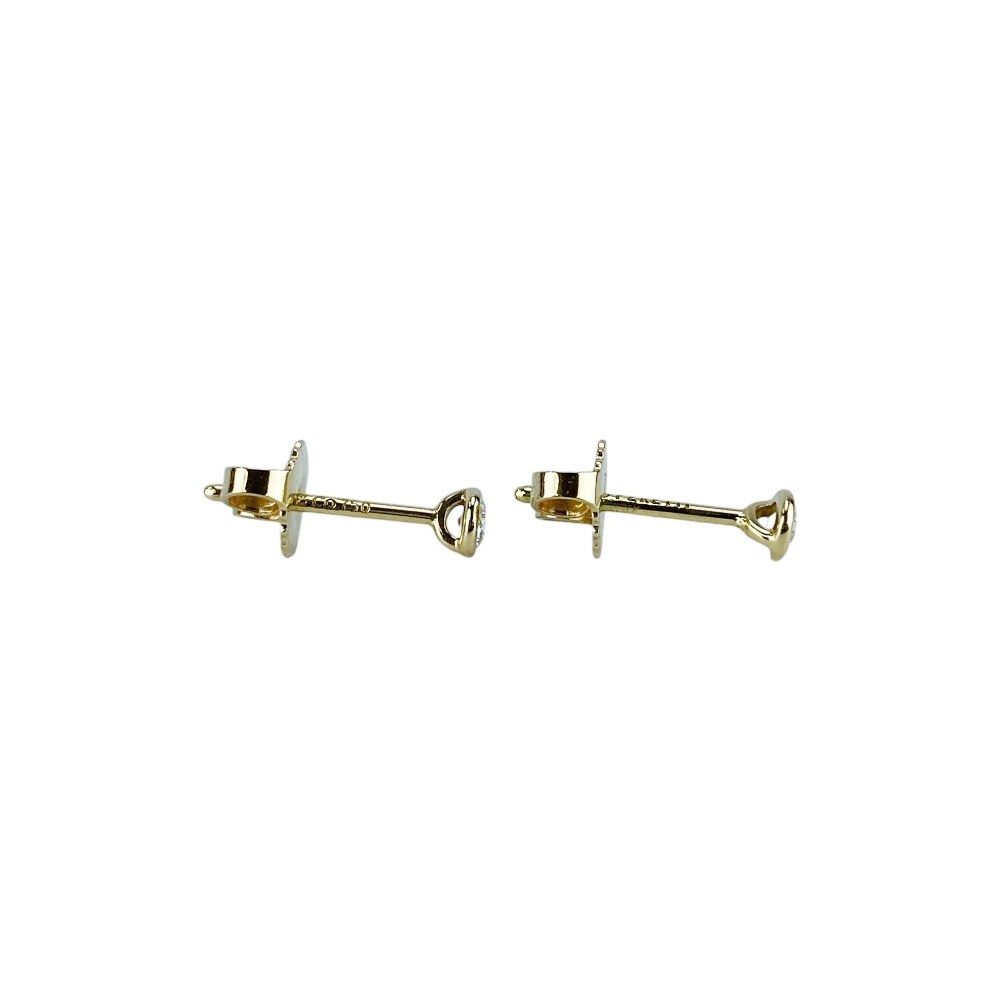 ティファニー □新同□ バイザヤード ピアス アクセサリー K18 YG750
