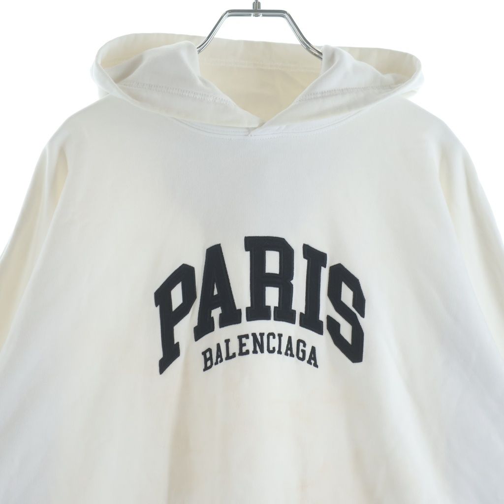 BALENCIAGA (バレンシアガ) PARIS アーチ刺繍ロゴ プルオーバー