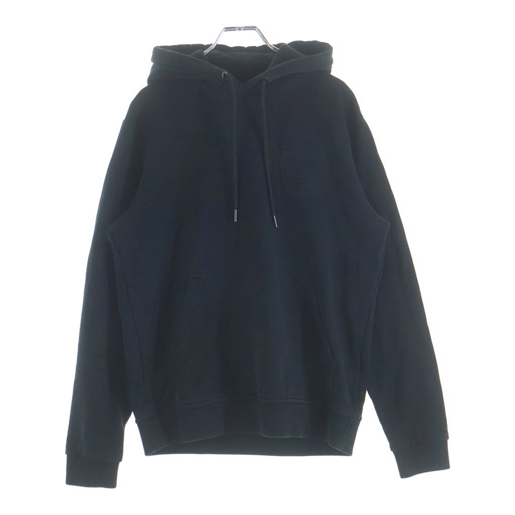 BURBERRY (バーバリー) ロゴプルパーカー ブラック 黒 XL BURBERRY